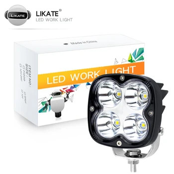 

Car Light Assembly Led Fog Lights off road 4x4 40W Spot Beam Led Light Bar For Trucks Jeep ATV SUV DRL LED Spotlight