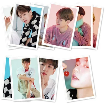 

40PCS/Box KPOP EXO BAEKHYUN SOLO 2nd Album DELIGHT LOMO Cards HD Fashion Self Made Paper Photo Card Photocard for Fans