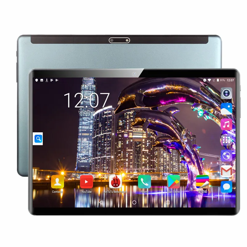 

10.1 inches Tablet PC Android 9.0 3G 4G Dual SIM Phone Call Octa -Core 6GB Ram 128GB Rom Built-in GPS Bluetooth Wi-Fi Tablet PC