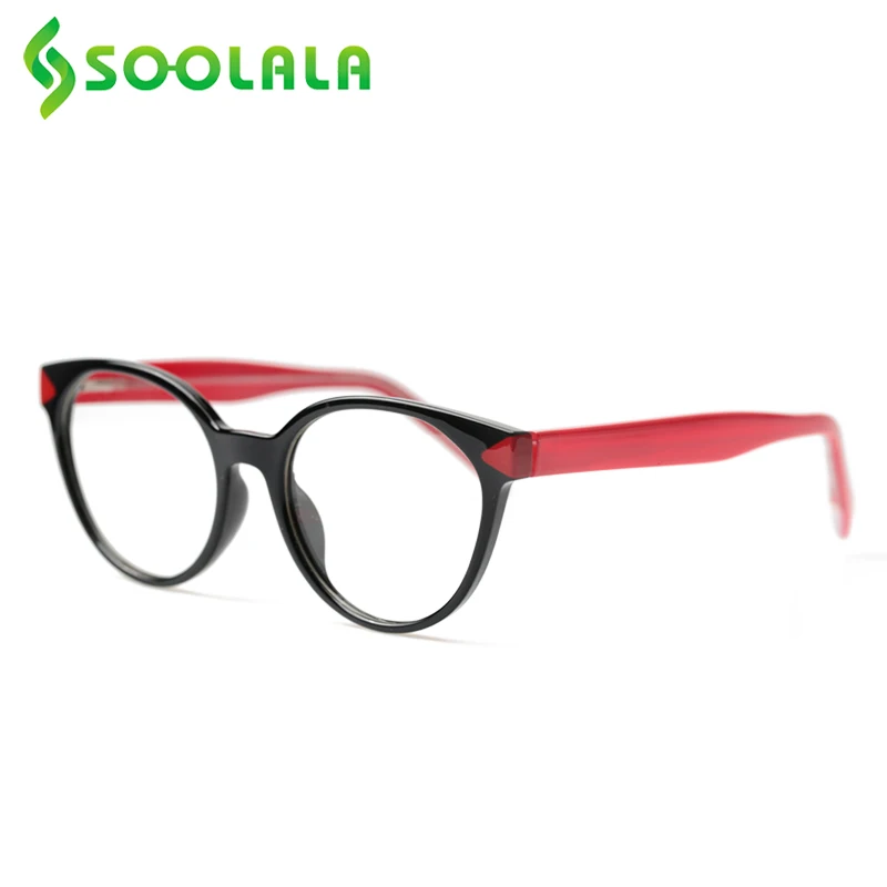 

SOOLALA TR90 Spring Hinge Cat Eye Reading Glasses Women Farsighted Presbyopic Glasses for Reading +0.5 to 4.0