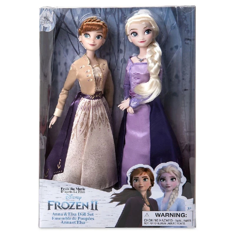 Фигурки Disney Холодное сердце 2 Эльза и Анна игрушки аксессуары коллекционные