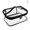 1PCS Travel Cosmetic Makeup Toiletry Wash Bag Pouch Clear Transparent PVC Zipper Bag ► Photo 1/2