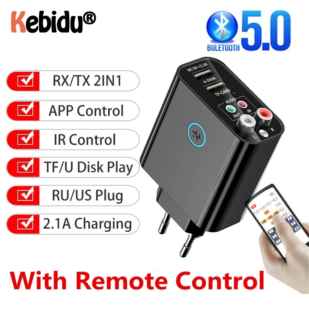 Беспроводной аудиоприемник kebidu Bluetooth передатчик USB стерео адаптер поддержка TF/U