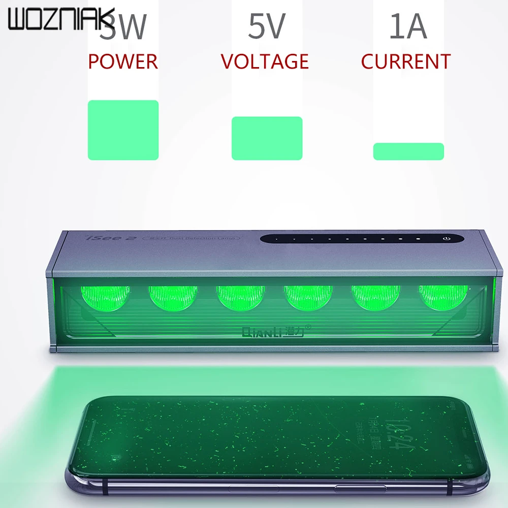 £19.02 Qianli Isee2 Dust Lamp Professional Screen Repair Fingerprint Scratch Grease