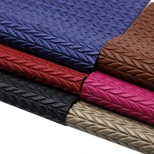 7 шт 20*34 см сплошной цвет ткачество шаблон Bump текстура искусственная кожа, материалы для ручных поделок для поделок, 1Yc7487