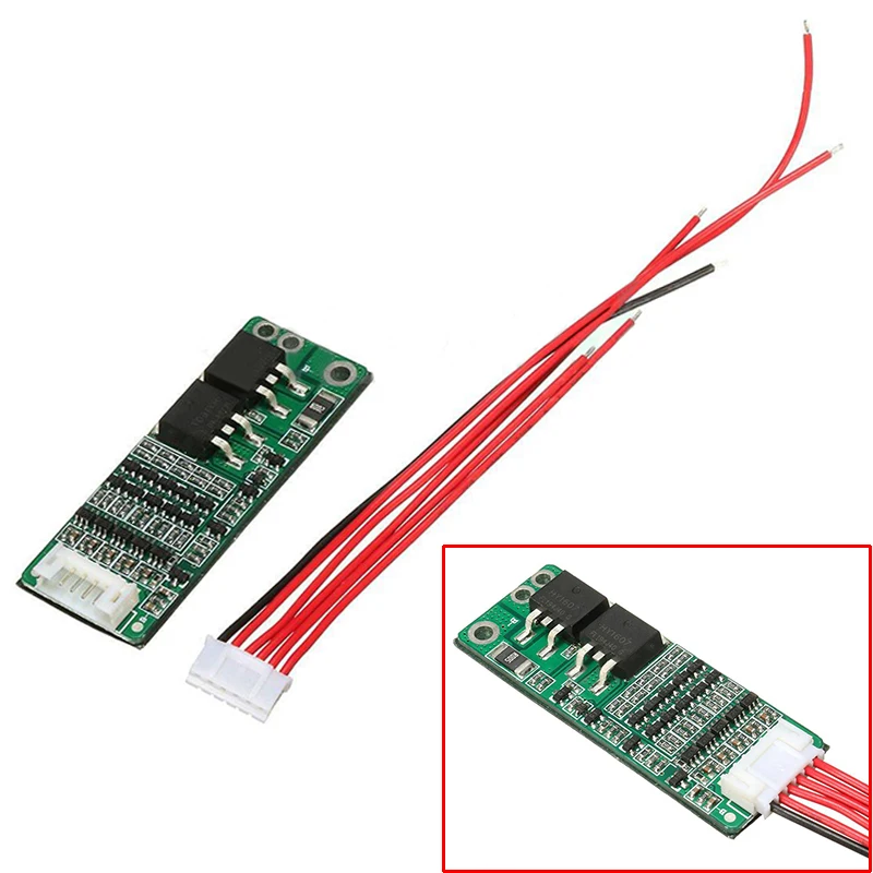 Электрическая BMS 18650 плата защиты зарядного устройства + провода литий ионная