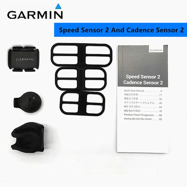 2021年最新海外 GARMIN Speed Sensor スピードセンサーデュアル Cadence Sensor2 ケイデンスセンサーデュアル  Set セ