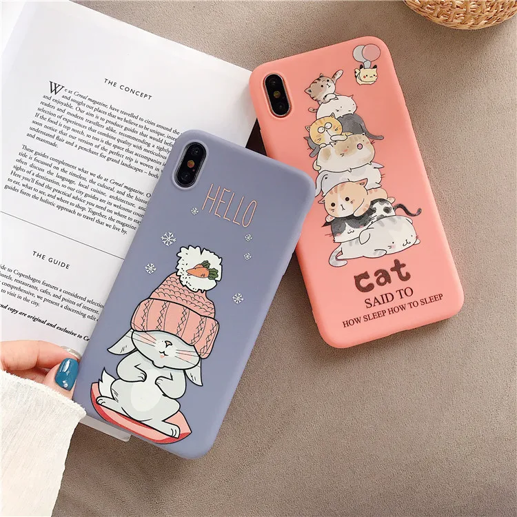 Niceking Candy TPU Чехол на айфон 6 S 7 8 Plus силиконовый милый мягкий милый мягкий рисунком чехол для IPhone X XS XR XS MAX 6S 7plus