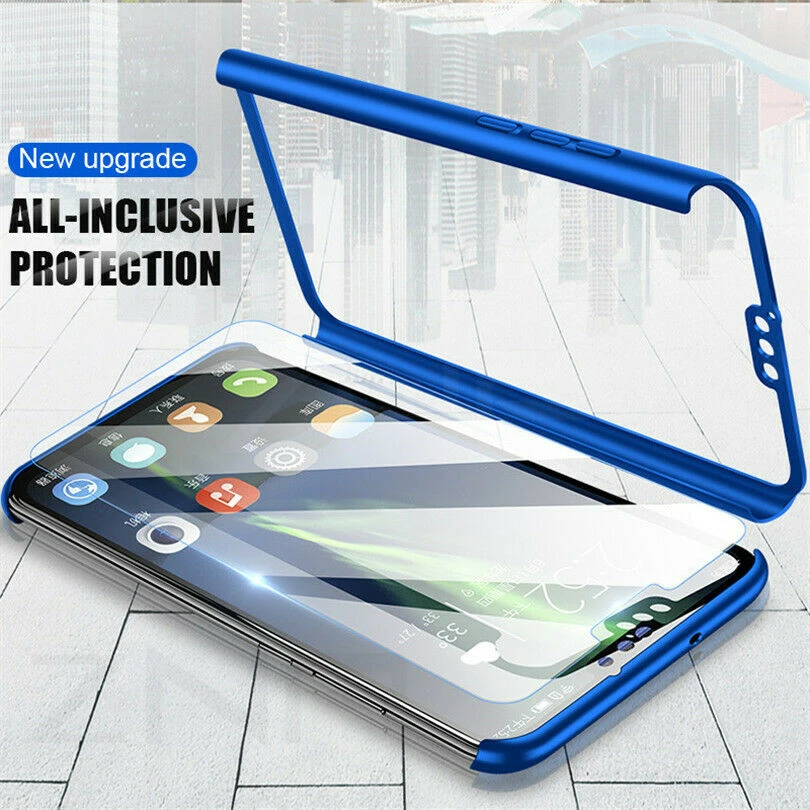Чехол для телефона Xiaomi Redmi 5 6 7 8 5A 6A 7A 8A Note Pro 360 градусов полный тонкий