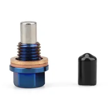 Горячая Распродажа Автомобильный модифицированный титановый сплав сильный магнитный масляный поддон винт Универсальный Магнитный слив масла заглушка всасывающий Железный винт