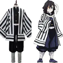 Demon Slayer Kimetsu no Yaiba Iguro Obanai Cosplay Costume Uniform Kimino Halloween Cosplay Costumes