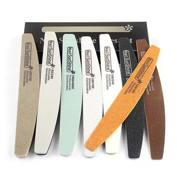 

8Pcs/Kits Nails File Set Gift Box Nail Buffer Manicure Pedicure DIY At Home Sponge Double Side Nail Polish Sanding Files Newest