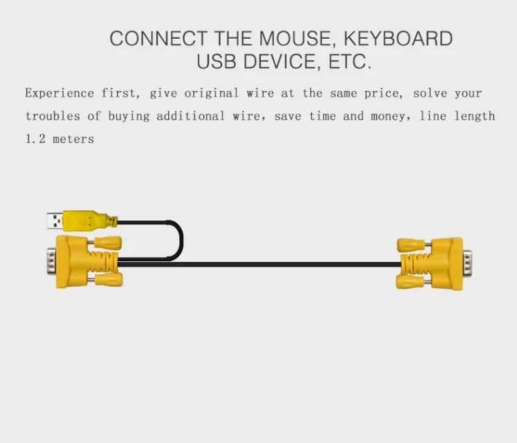 USB KVM переключатель коммутатор 2 порта VGA переключатель SVGA коробка USB 2,0 Maus Tastatur 1920*1440 общая клавиатура мышь монитор