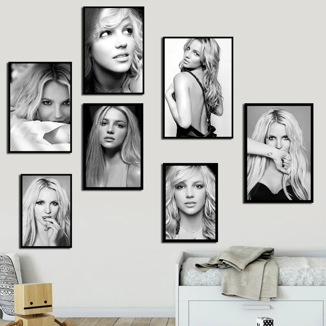 Britney Spears Wall Art Pictures Printed on Canvas 1