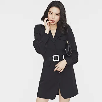 

ELegant Office Lady Fashion Notched Collar SIngle Breasted Slim Women Jacket & Blazer Female Casual Suit Coat Autumn Outerwear