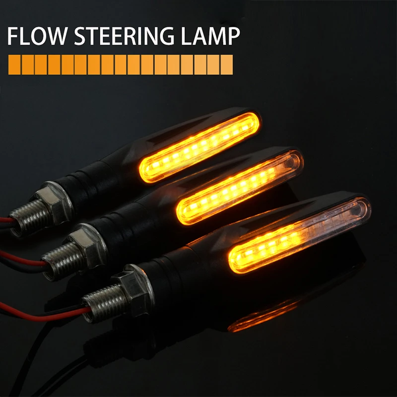 4 xUniversal Moto l'eau flexible 12 DEL Turn Signal Indicator Light 4 xUniversal Moto l'eau flexible 12 DEL Turn Signal Indicator Light
