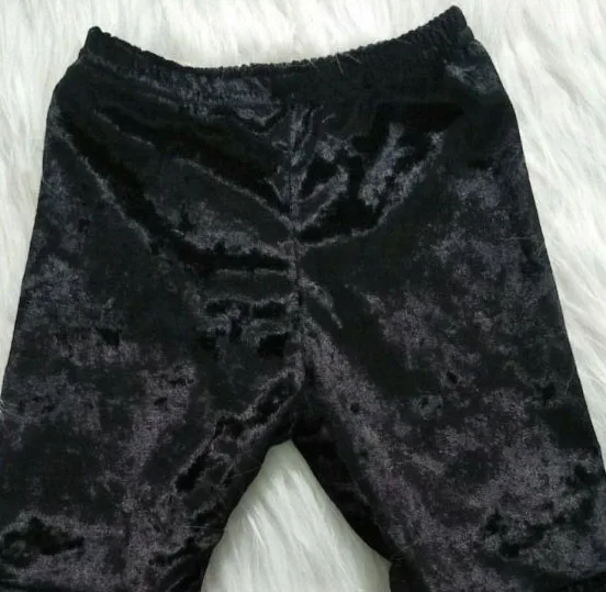boutique velvet clothing outfits bell pants popular and top clothing sets modern style clothing sets