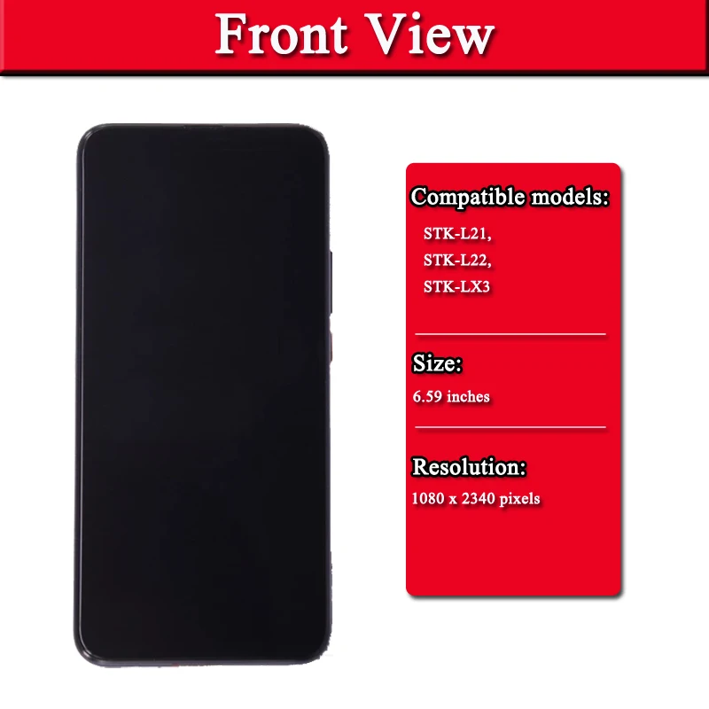ȭ Y9  2019 LCD ÷ ġ ũ, P Ʈ Z LCD ü 10 ġ Ÿ  , 6.59 ġ