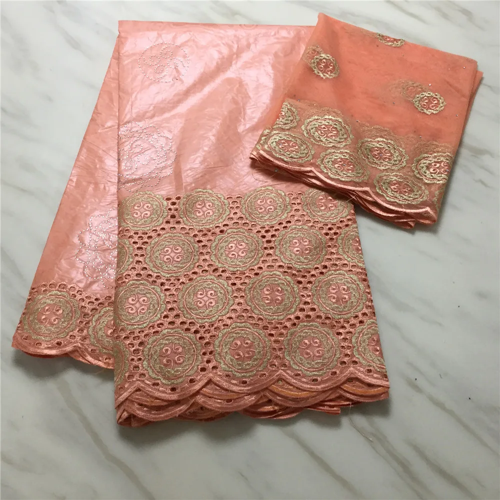 

bazin riche getzner 2020 new african lace jacquard brocade fabric bazin brode high quality nigerian lace fabrics 7yard/lot