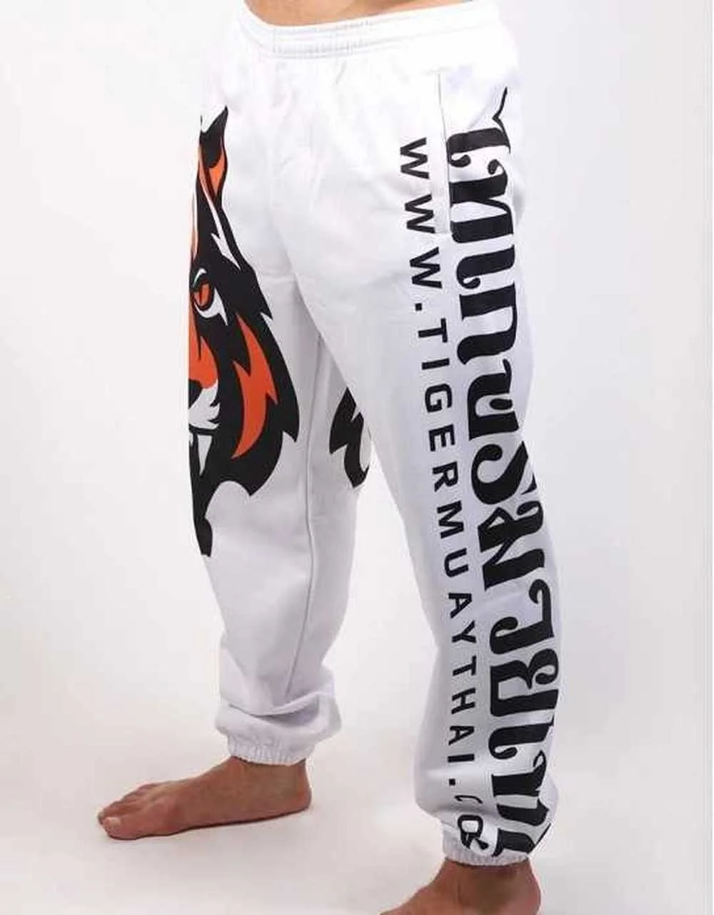 Мужские спортивные штаны для бокса Tigter Muay Thai свободные большого размера бега