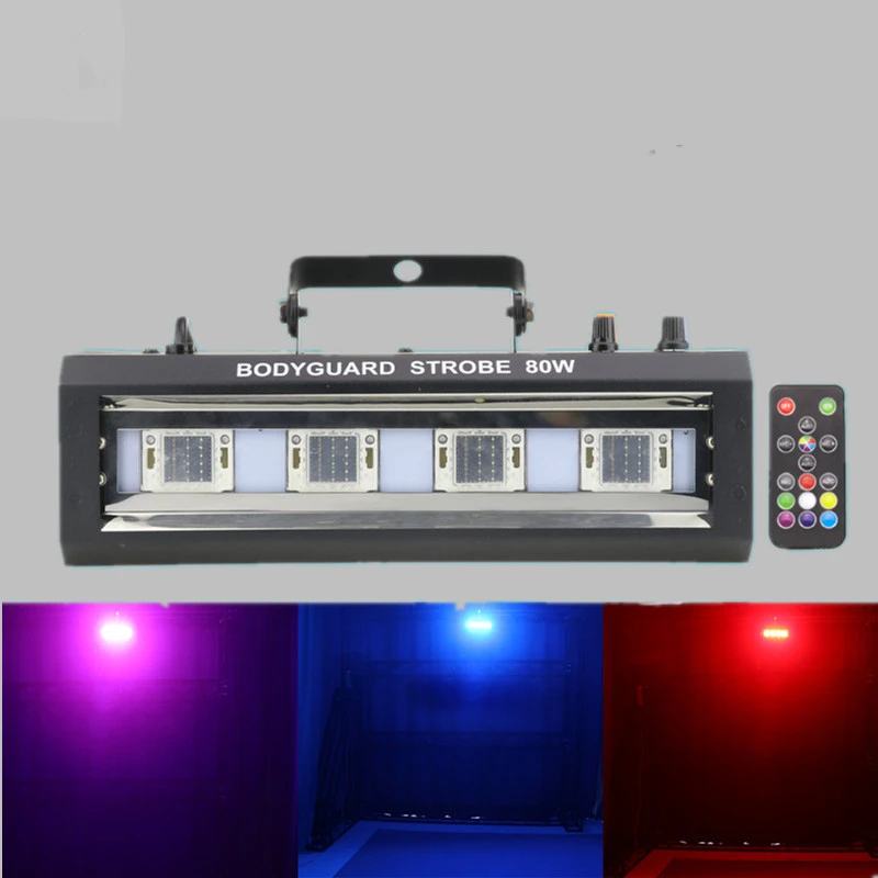 DMX512 мини стробоскоп со звуковым сигналом супер яркий 40 Вт RGB светодиодная вспышка