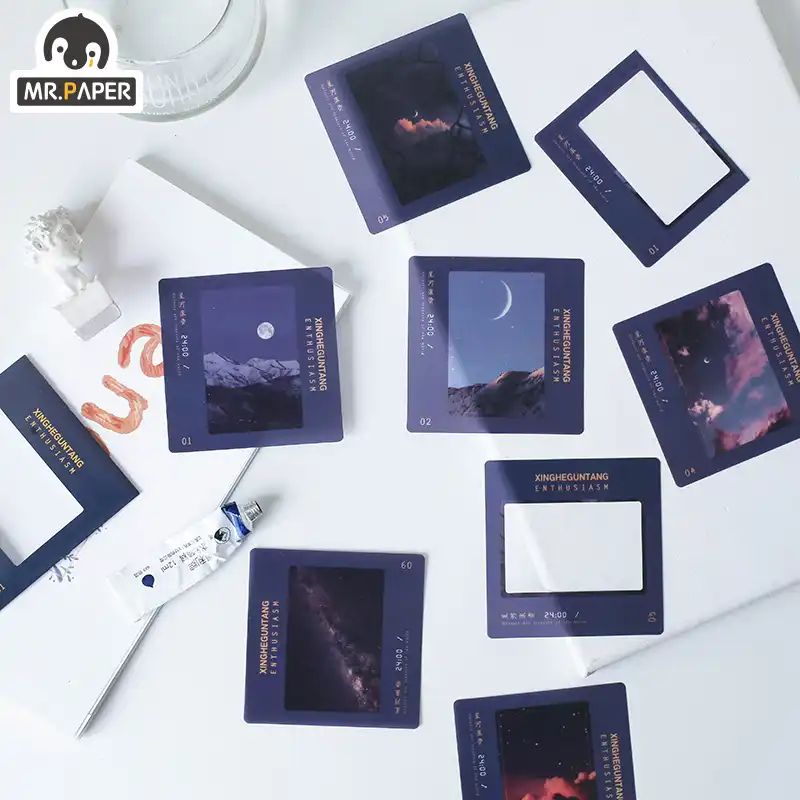 Mr Paper 4 Designs pcs Ins Album Beauty Doodling Scrapbooking Bullet Journal Toy Deco Laptop Motocycle Diy Stationery Stickers Assorted Stickers Aliexpress