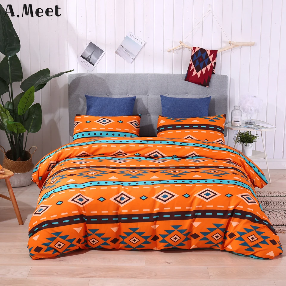 Nordic Bed Luxury Bedding Sets For Boys Children Man Teal Fabric