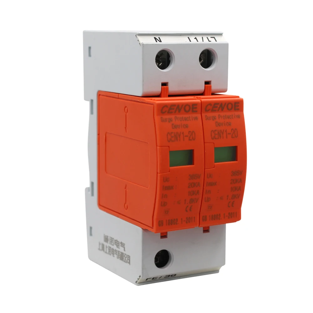 2P 80Kva 60Kva 385V Parafulmine House Power Surge Protector Ac Spd Scaricatore Di Sovratensione Con Forte Capacità Di Scarica Di Corrente