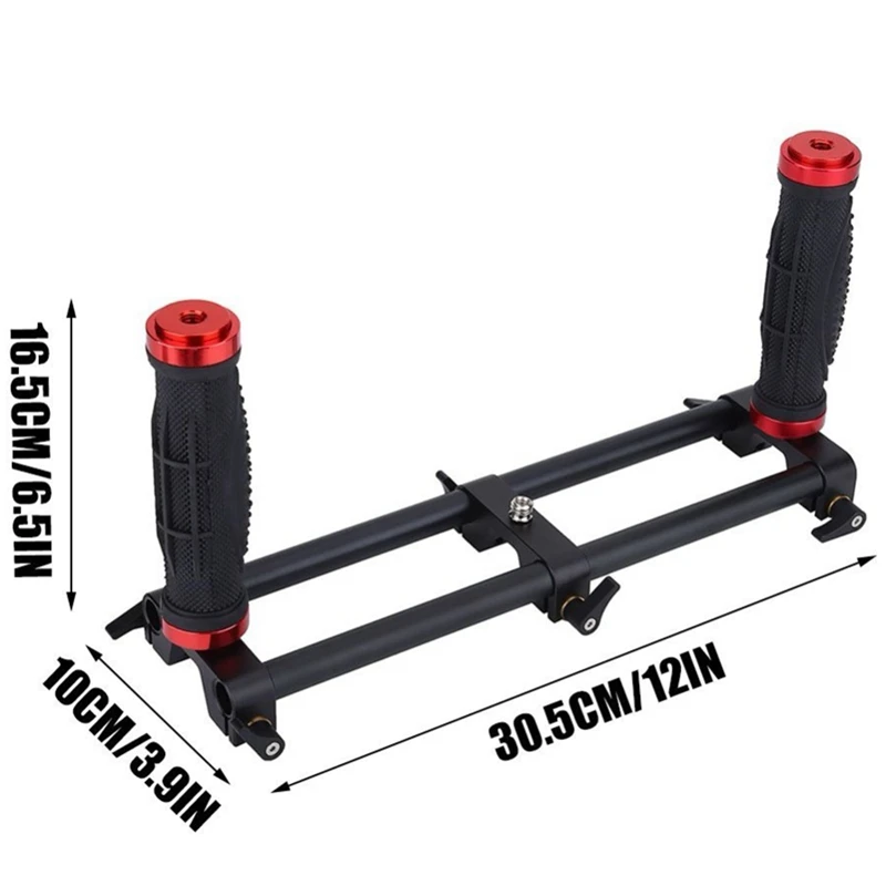  Dual Handle Grip Bracket Kit for Beholder Ms1 Ds1 Ec1 3 Axis Handheld Dslr Camera Stabilizer Gimbal