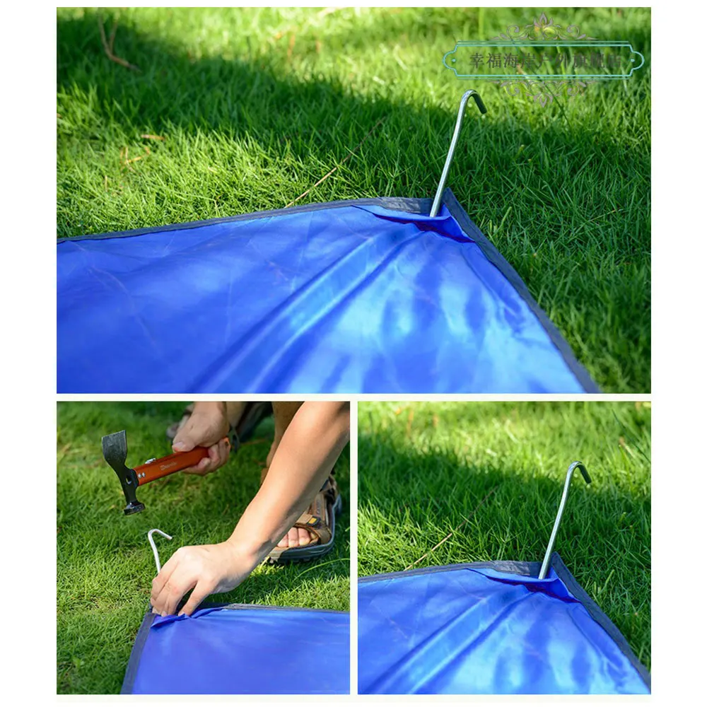 Коврик для пикника 300*300 см Коврик для кемпинга пляжный матрац брезент 210D Sandless столовых навес для кемпинга путешествия ковры складной