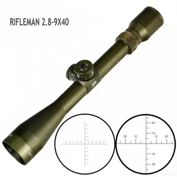 

EB RIFLEMAN 2.8-9X40 FFP Hunting Riflescope First Focal Plane Glass Etched Reticle Tactical Optical Sights Turrets Lock Reset