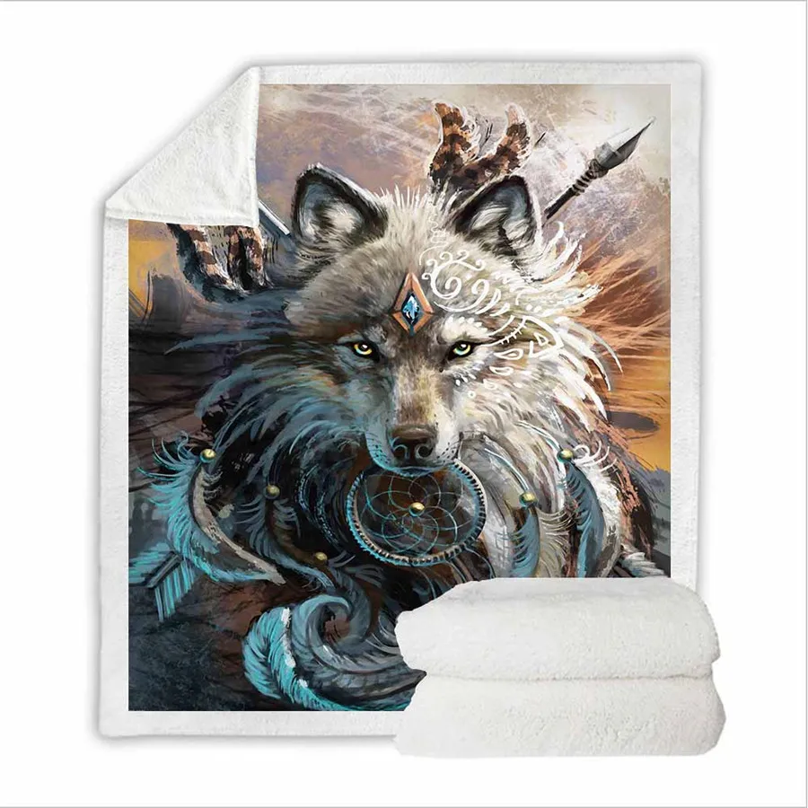 HELENGILI Wolf одеяло на искусственном меху девчачье цветочное покрывало бархатное плюшевое мягкое удобное домашнее кемпинговое покрывало для полета на самолете - Цвет: 14