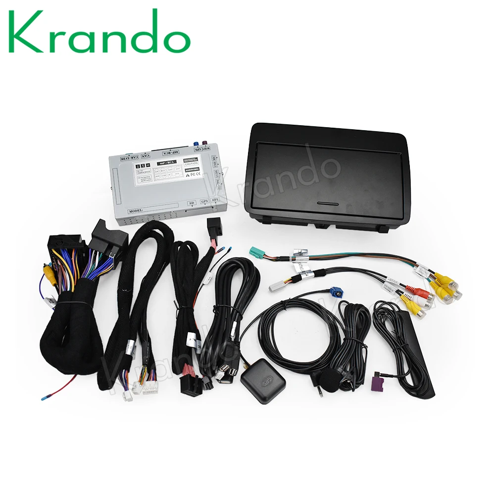 Krando Android 8.0 8-Core 4+64G Car radio audio GPS Navigation multimedia player with 4G WIFi TB for Audi Q3 2011 2012 2013-2017