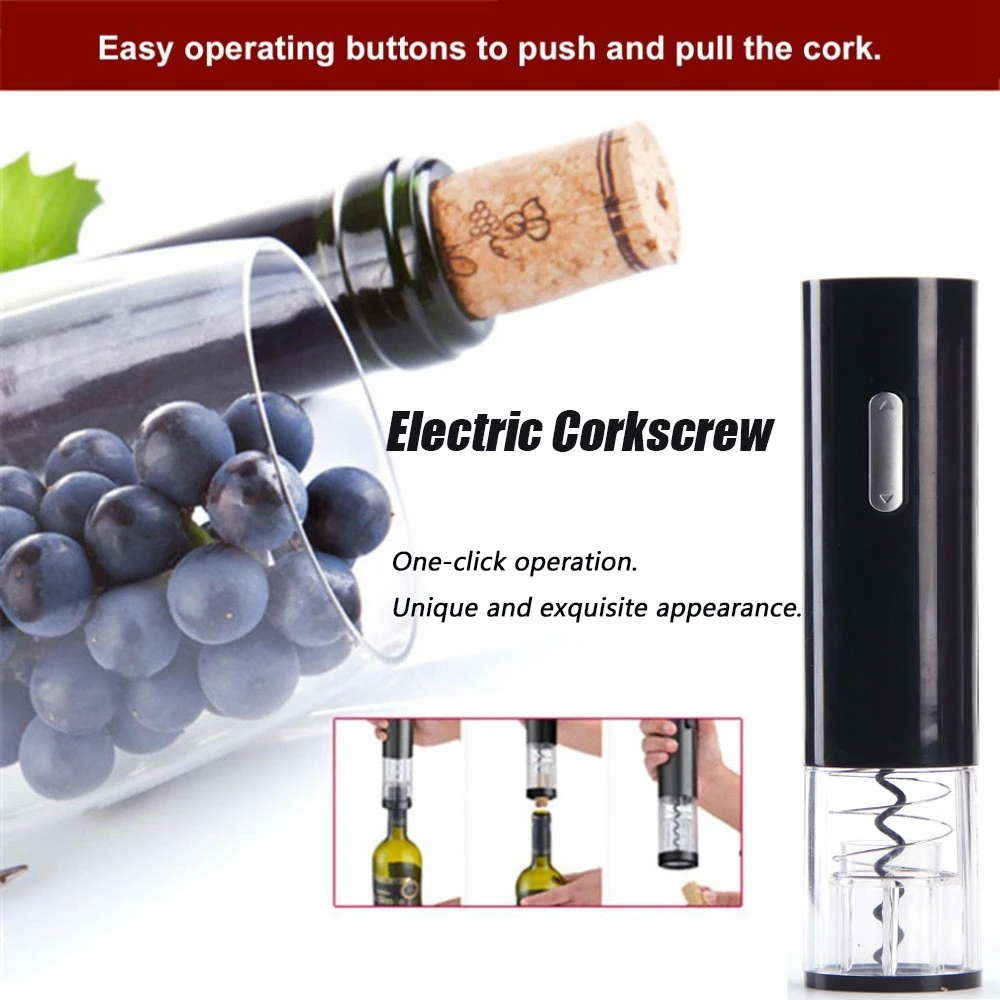 Автоматическая открывалка для бутылок для красного нож для снятия фольги с горлышка бутылки для вина Электрические Открывалки для красного вина открывалка для бутылок кухонные аксессуары открывалка для бутылок 1 шт