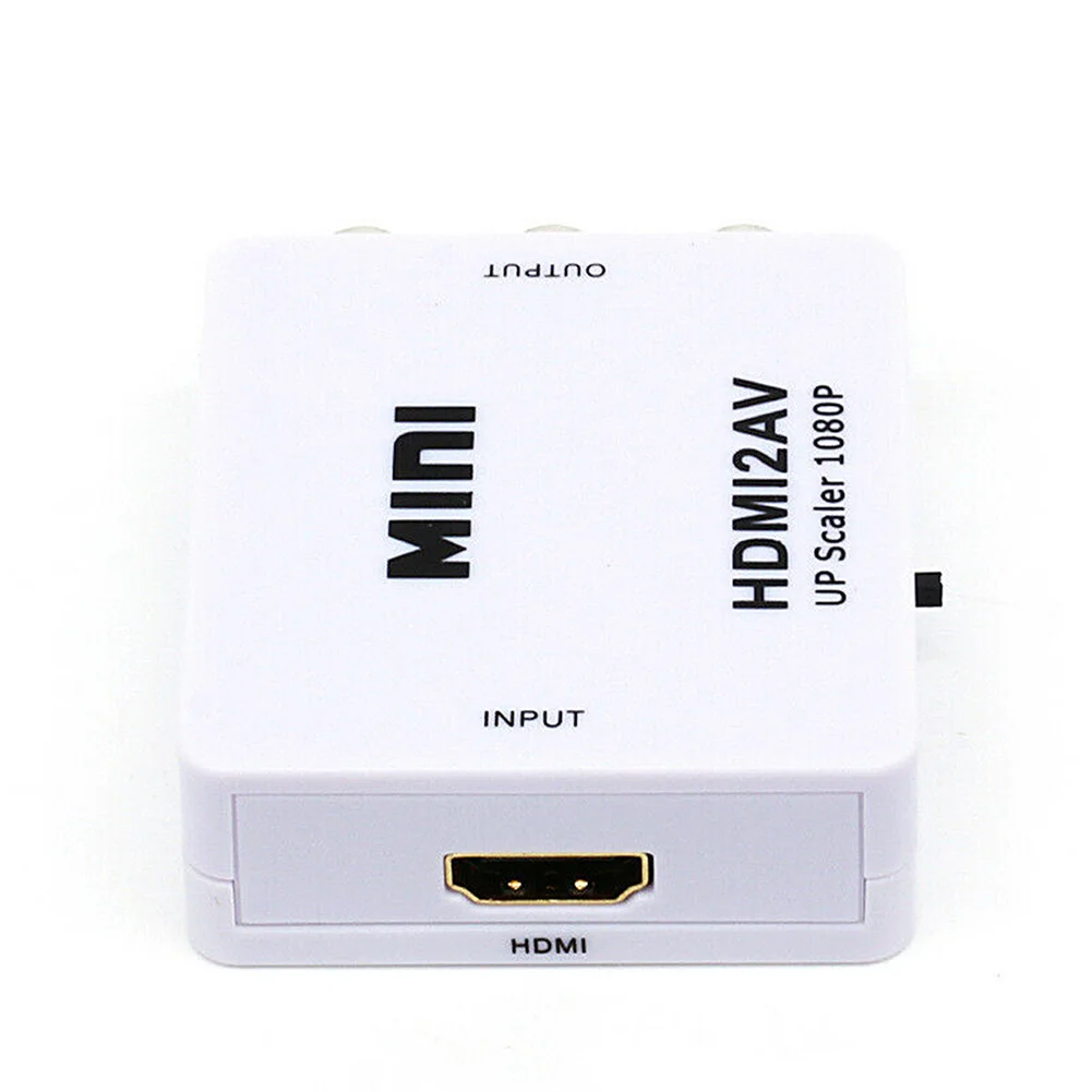 HDMI к RCA AV компонентный конвертер Scaler 1080P адаптер кабель коробка для Monito L/R видео HDMI2AV HD Поддержка NTSC PAL