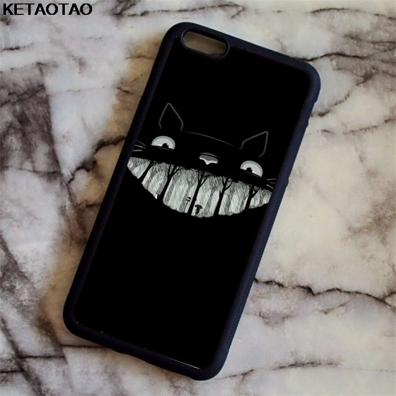 Зеленый KETAOTAO Мой сосед Тоторо студия чехол для телефона s для iPhone 4S SE 5C 5S 6S 7 8 Plus X XS XR 11 Pro Чехол Мягкий ТПУ резиновый силиконовый - Цвет: Зеленый