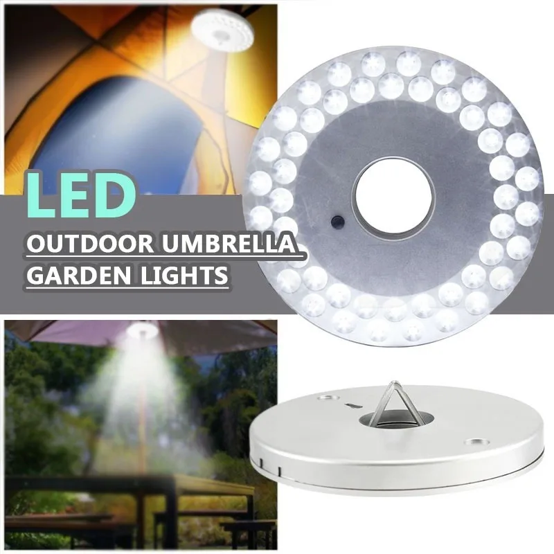 

48LED 1PCS/2PCS Outdoor Camping Adventure Disc Lamp Umbrella Lamp Camping Lamp Tent Lamp Emergency Light Three Block Lighting