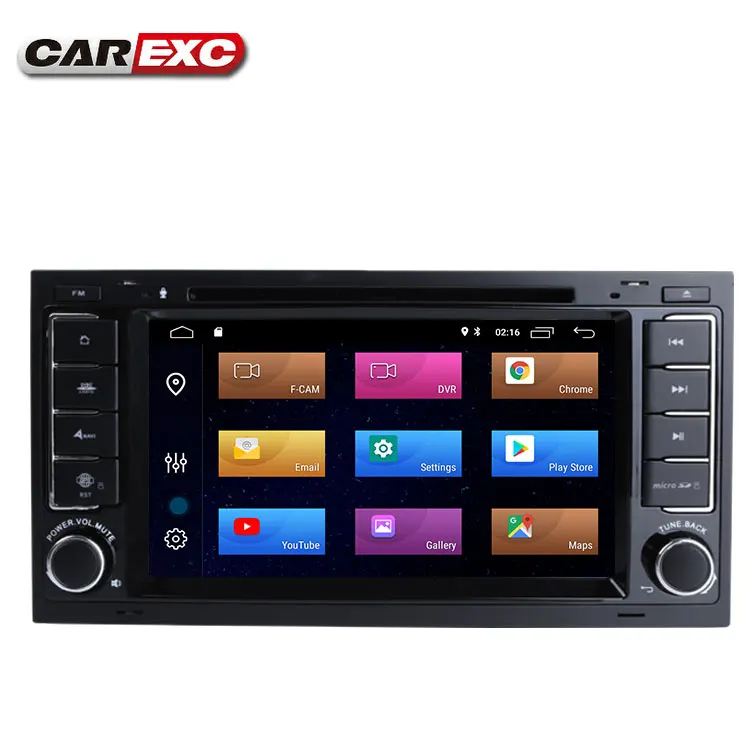 Excellent Android 9.0 7 Inch Car DVD Player For VW/Volkswagen/Touareg With Canbus Wifi GPS Navigation Bluetooth Radio Multimedia Carplay 1