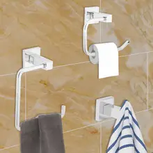 3 шт./компл. хромированный держатель для туалетной бумаги набор крючок для халатов и полотенец крючок для полотенец Настенный Набор аксессуаров для ванной комнаты