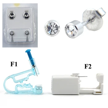 

1PC Disposable Sterile Ear Piercing Unit Hot Healthy Safety Asepsis Disposable Unit Ear Studs Piercing Gun Piercer Tool