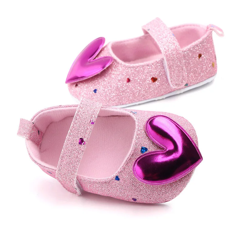 sequin baby shoes