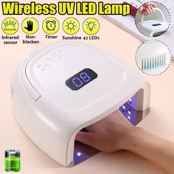 

60W Newest High Power Gel Lamp 42 leds UV Lamps Fast Nail Dryer With Big Room and Timer Smart Nail Tools