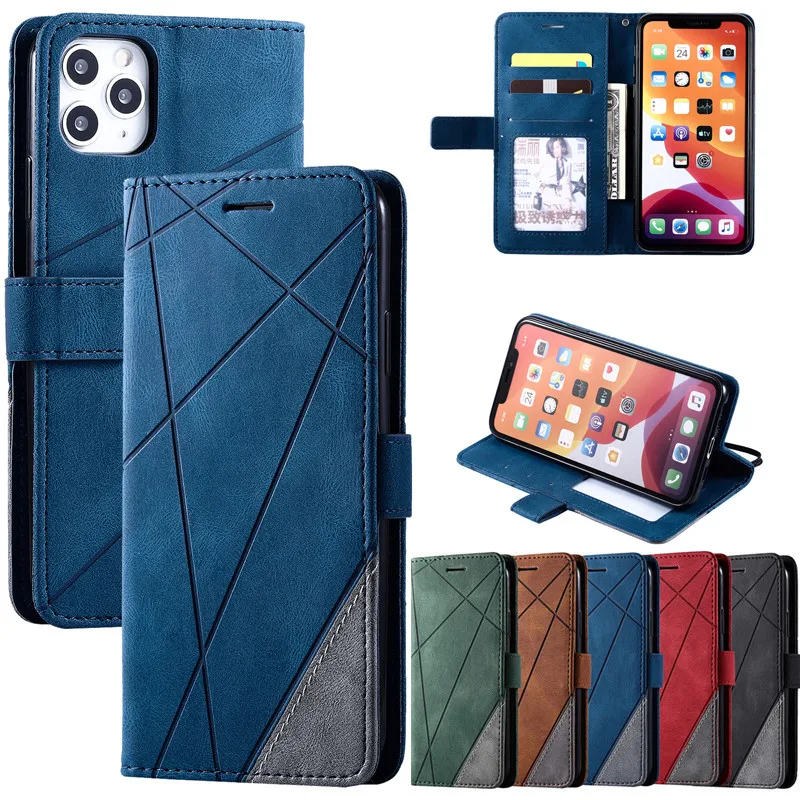 Чехол Etui SE 2020 для Coque iPhone 11 Pro X XS MAX XR Кожаные чехлы-подставки 7 8 6 6s Plus чехлы