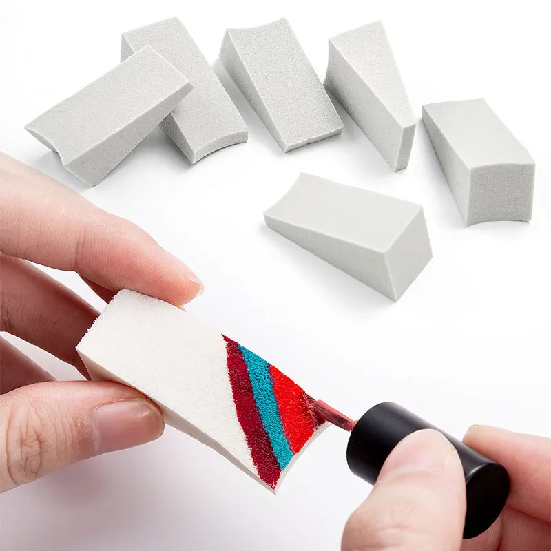 10/16Pcs Soft Triangle Nail Art Transfer Sponge Gradient Coloring 5 He18b409d56244beebda870953129f75dn