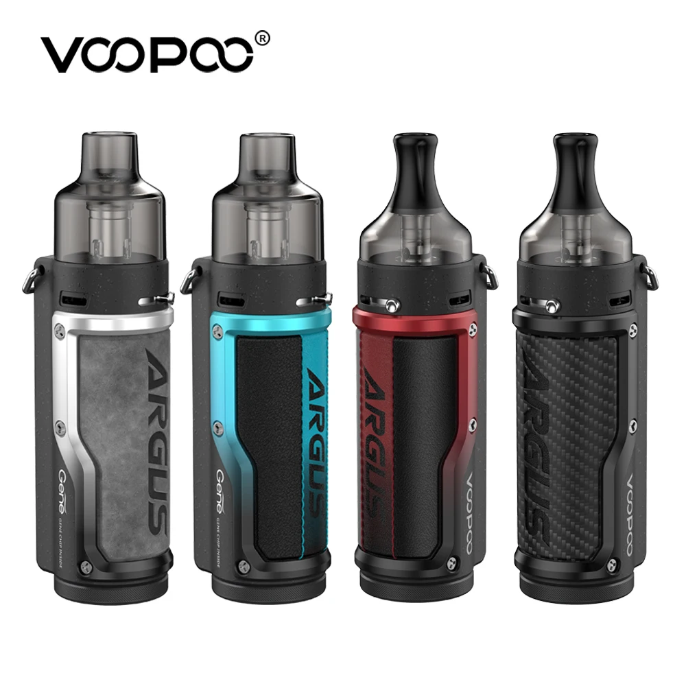 Original VOOPOO Argus Pod Mod 40W Kit de batería de 1500mAh 4,5 ml y 2ml magnético PnP vainas GENE AI Chip E-cigarrillo 0,54 pantalla OLED