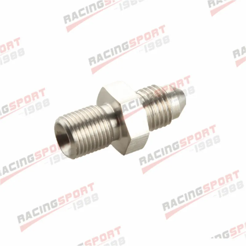 Stainless Steel AN-4 AN4 4AN To 1/8" NPT Straight Adapter Adapter Fitting