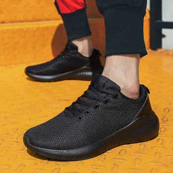 

Men Casual Shoes High Quality Lightweight Sneakers Fashion Lace-up Style Men Shoes Outdoor Breathable Non-slip Mesh Men Shoes