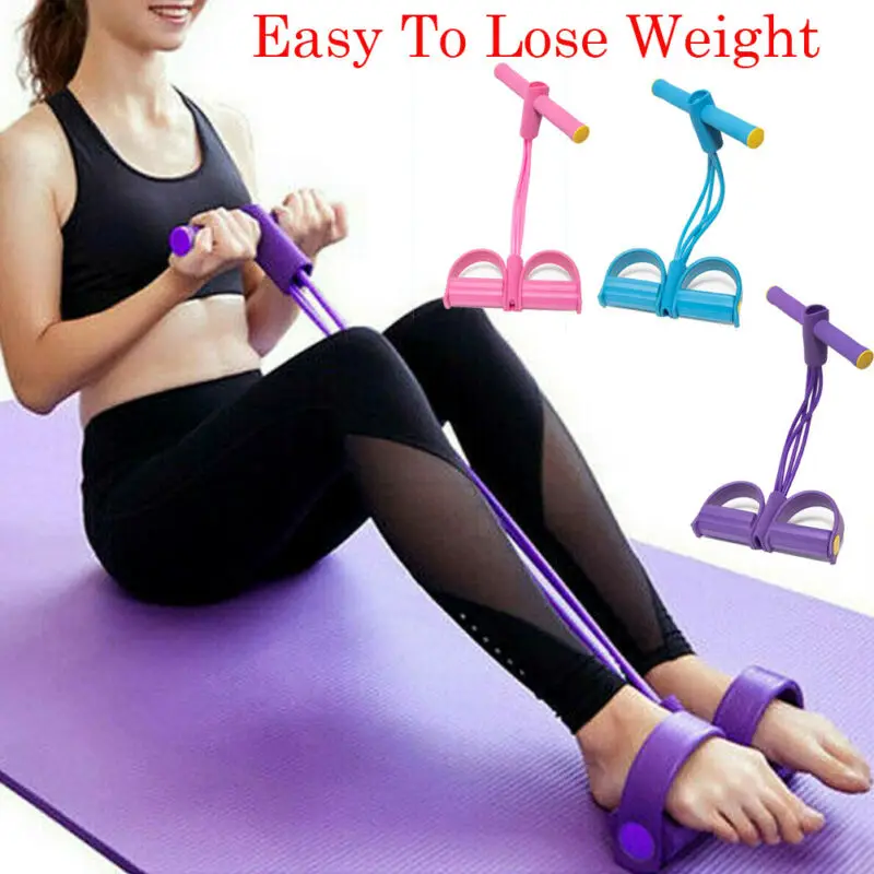 Cheers.us Pedal Resistance Bands Elastic Pedal Sit Up Pull Rope Exercise Fitness Equipment Yoga Strap Bodybuilding Expander For Abdomen Waist Arm Leg - View #8