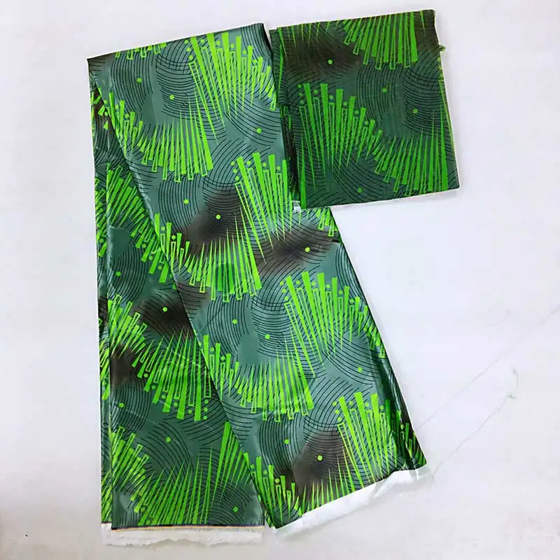 

Imitated silk fabric African print fabric 5+2 yard African fabric Nigerian Ankara fabrics 2019 Africain tissu wax MS03