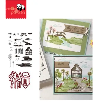 

MP088 MEADOW Metal Cutting Dies and Stamps scrapbooking Stencils for Craft Paper DIY Scrapbook new dies Cut Template